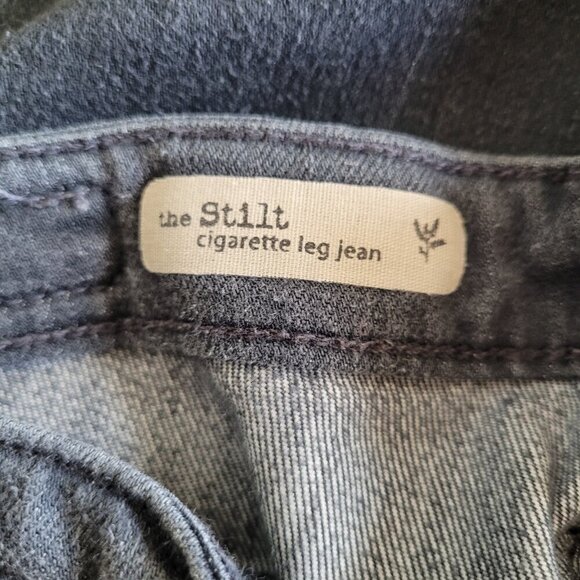 AG Adriano Goldschmied Grey Wash The Stilt-Cigarette Leg Jeans - Picture 6 of 6